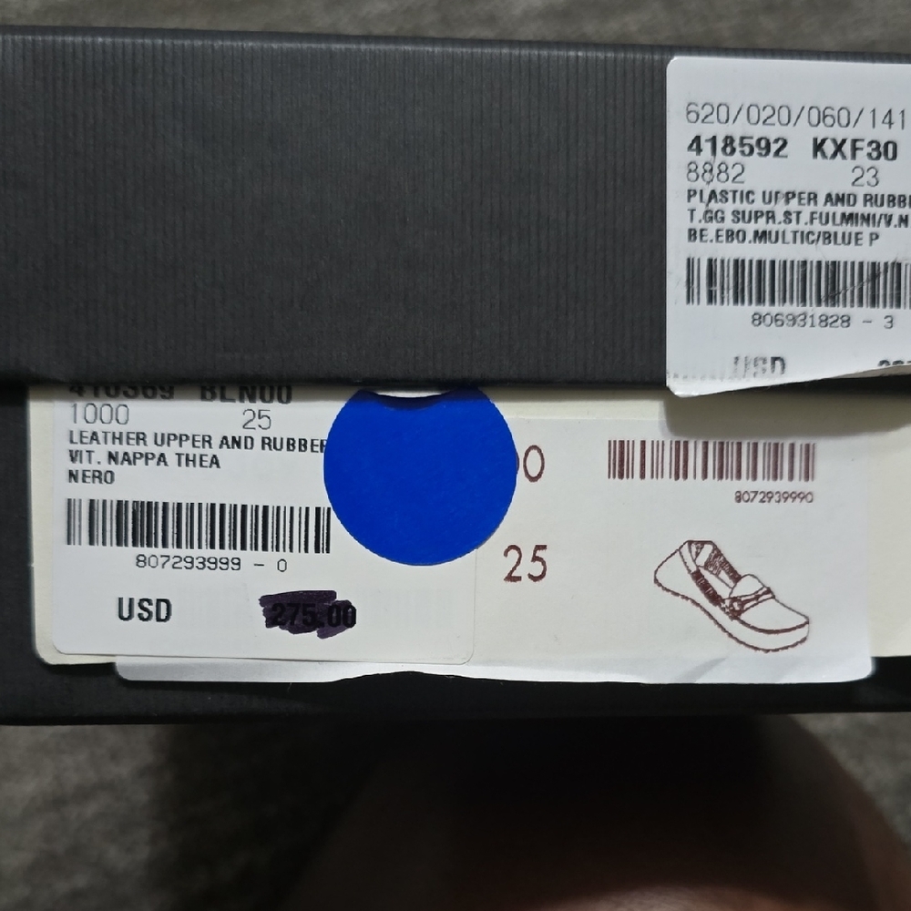 Gucci Black Leather Shoes